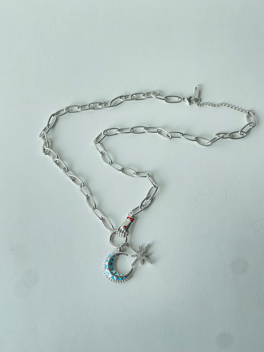 Silver Moon & Stars