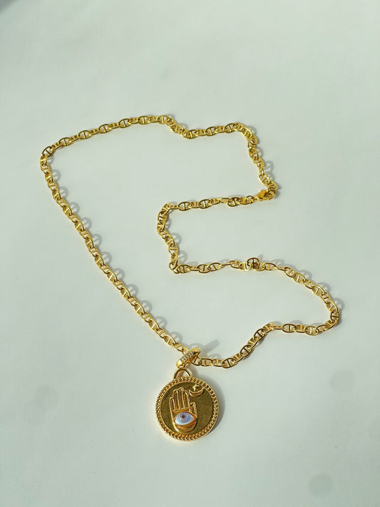 Hamsa Hand Medallion