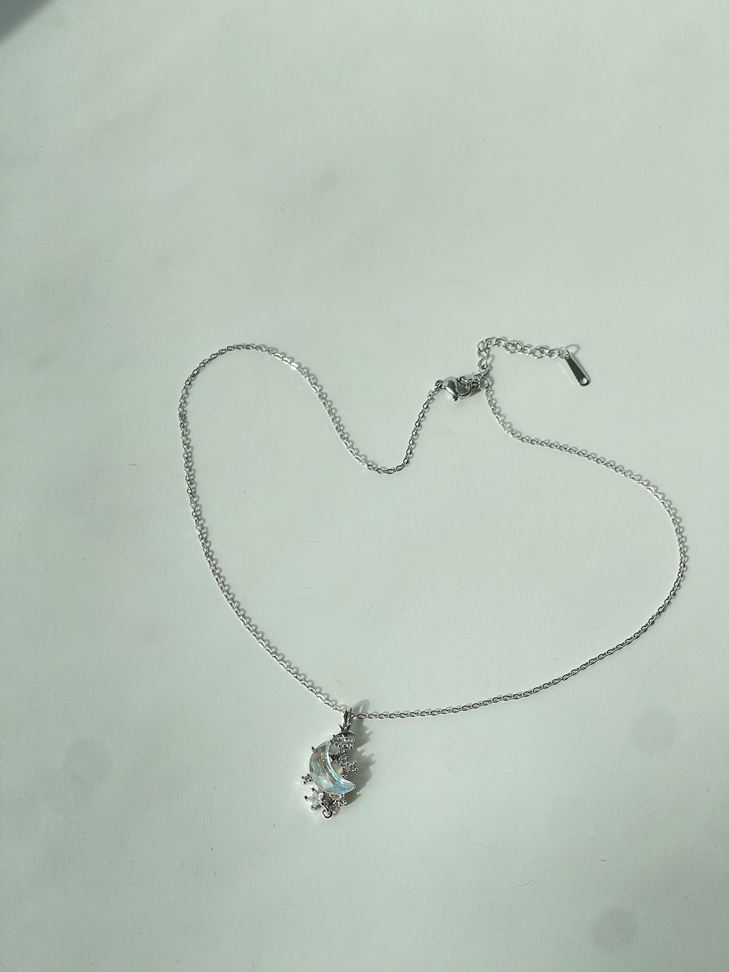 Small Silver Moon & Stars